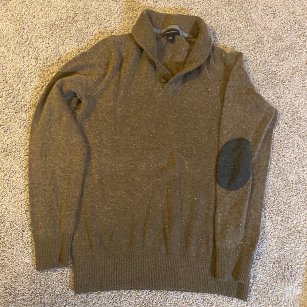 Cashmere banana republic elbow patches sweater